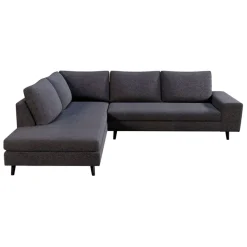 Fabrique de Styles Canapé d'angle gauche 5 places André - tissu texturé - Crown moutarde* Canapés D'angle