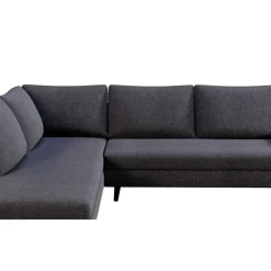 Fabrique de Styles Canapé d'angle gauche 5 places André - tissu texturé - Crown moutarde* Canapés D'angle