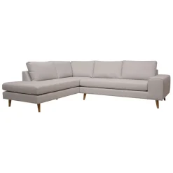 Fabrique de Styles Canapé d'angle gauche 5 places André - velours vintage - Adore gold* Canapés D'angle