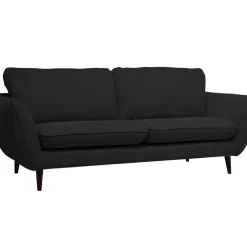 Fabrique de Styles Canapé fixe 2 places AXEL - Tissu Texturé - Crown Black* Canapés Fixes