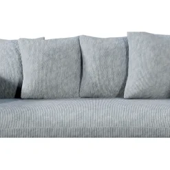 Fabrique de Styles Canapé fixe 3 places Basile - Effet Velours Côtelé - Fjord Écru* Canapés Fixes