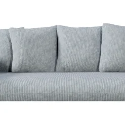 Fabrique de Styles Canapé fixe 3 places Basile - Effet Velours Côtelé - Fjord Écru* Canapés Fixes