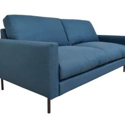 Fabrique de Styles Canapé fixe 3 places Gaspard - Velours Vintage - Adore Anthracite* Canapés Fixes