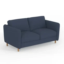 Fabrique de Styles Canapé fixe 4 places Gustave - Velours Texturé - Dany Ecru* Canapés Fixes