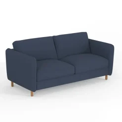 Fabrique de Styles Canapé fixe 4 places Gustave - Velours Texturé - Dany Ecru* Canapés Fixes