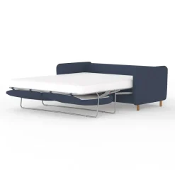 Fabrique de Styles Canapé fixe 4 places Gustave - Velours Texturé - Dany Ecru* Canapés Fixes