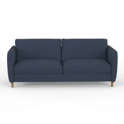 Fabrique de Styles Canapé fixe 4 places Gustave - Velours Texturé - Dany Ecru* Canapés Fixes