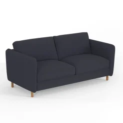 Fabrique de Styles Canapé fixe 4 places Gustave - Velours Texturé - Dany Ecru* Canapés Fixes