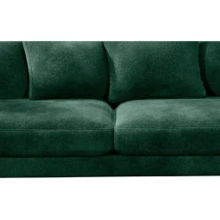 Fabrique de Styles Canapé fixe 4 places Marius - Effet Velours - Seven Turtle* Canapés Fixes