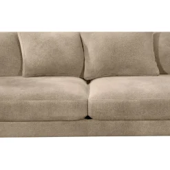 Fabrique de Styles Canapé fixe 4 places Marius - Effet Velours - Seven Turtle* Canapés Fixes