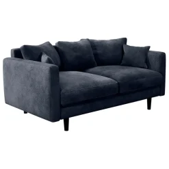 Fabrique de Styles Canapé fixe 4 places Marius - Effet Velours - Seven Turtle* Canapés Fixes