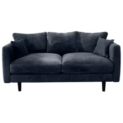 Fabrique de Styles Canapé fixe 4 places Marius - Effet Velours - Seven Turtle* Canapés Fixes