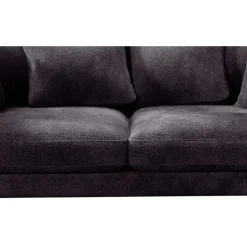 Fabrique de Styles Canapé fixe 4 places Marius - Effet Velours - Seven Turtle* Canapés Fixes