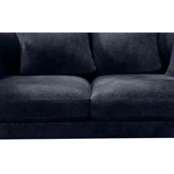 Fabrique de Styles Canapé fixe 4 places Marius - Effet Velours - Seven Turtle* Canapés Fixes