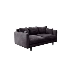 Fabrique de Styles Canapé fixe 4 places Marius - Effet Velours - Seven Turtle* Canapés Fixes