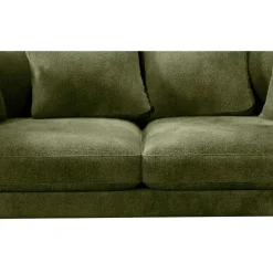 Fabrique de Styles Canapé fixe 4 places Marius - Effet Velours - Seven Turtle* Canapés Fixes