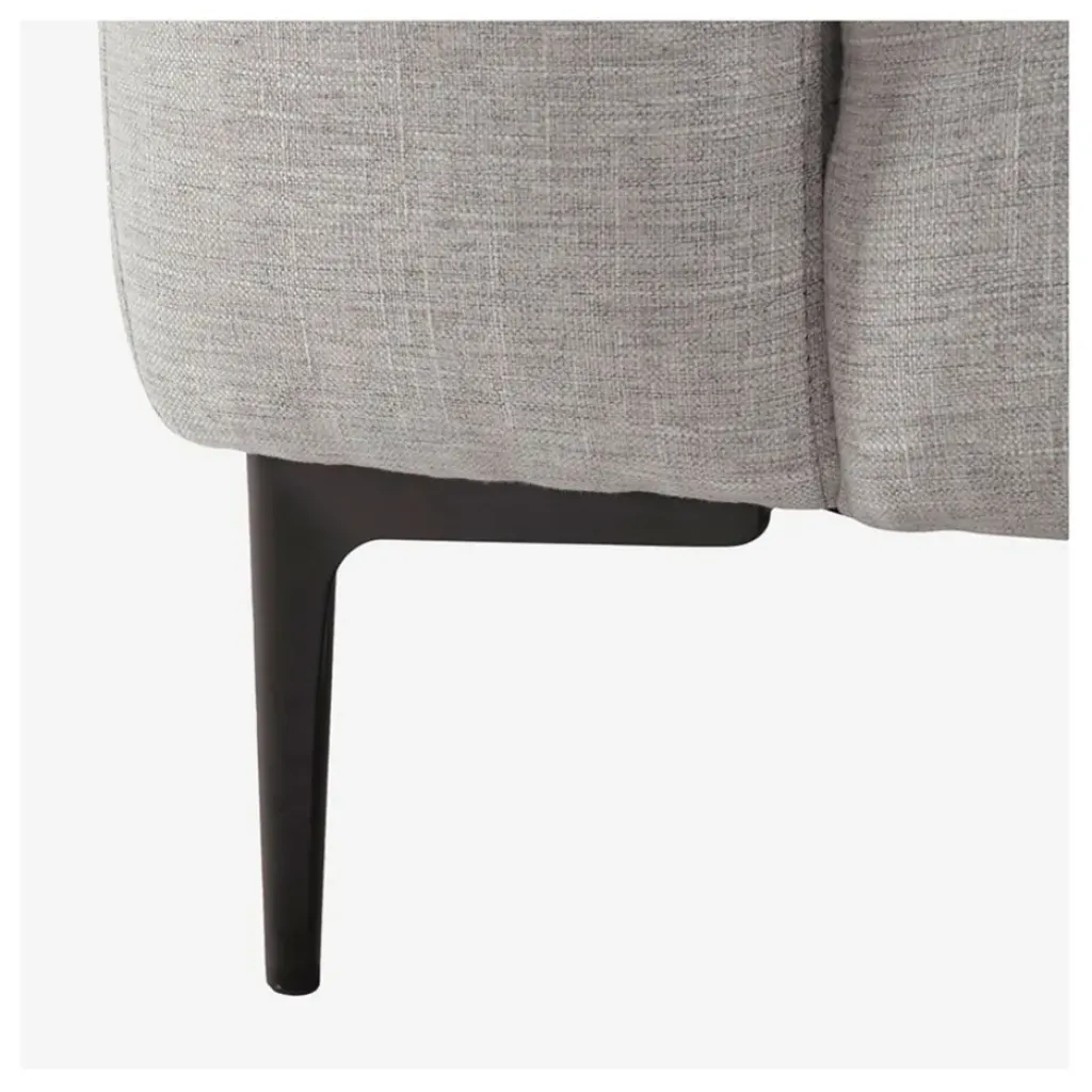 Fabrique de Styles Canape angle droit fixe en tissu perlé - Tessie* Canapés D'angle