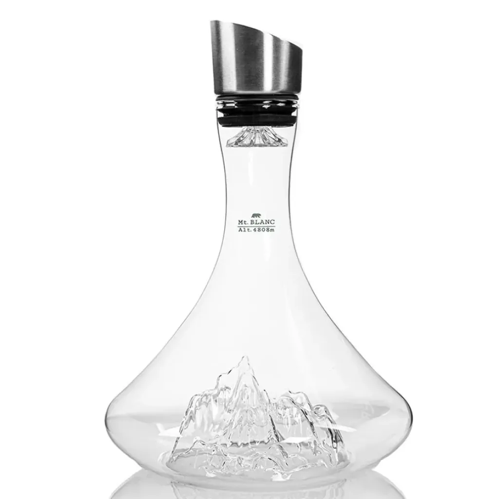 Fabrique de Styles Carafe à decanter Mont Blanc - Topographic* Carafes Et Pichets