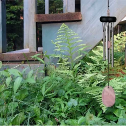 Fabrique de Styles Carillon à vent quartz rose h29cm* Méditation Et Yoga