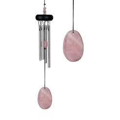 Fabrique de Styles Carillon à vent quartz rose h29cm* Méditation Et Yoga