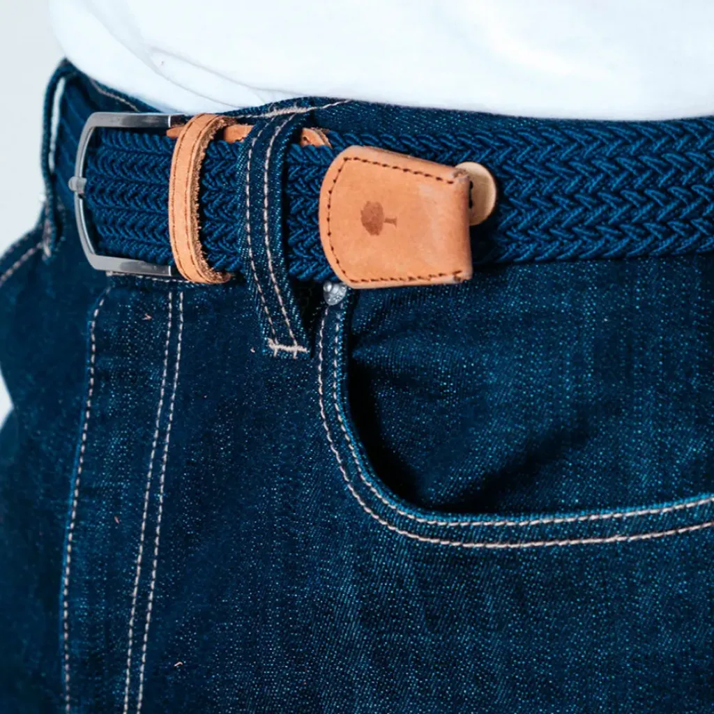 Fabrique de Styles Ceinture tressée marine taille unique* Accessoires Mode