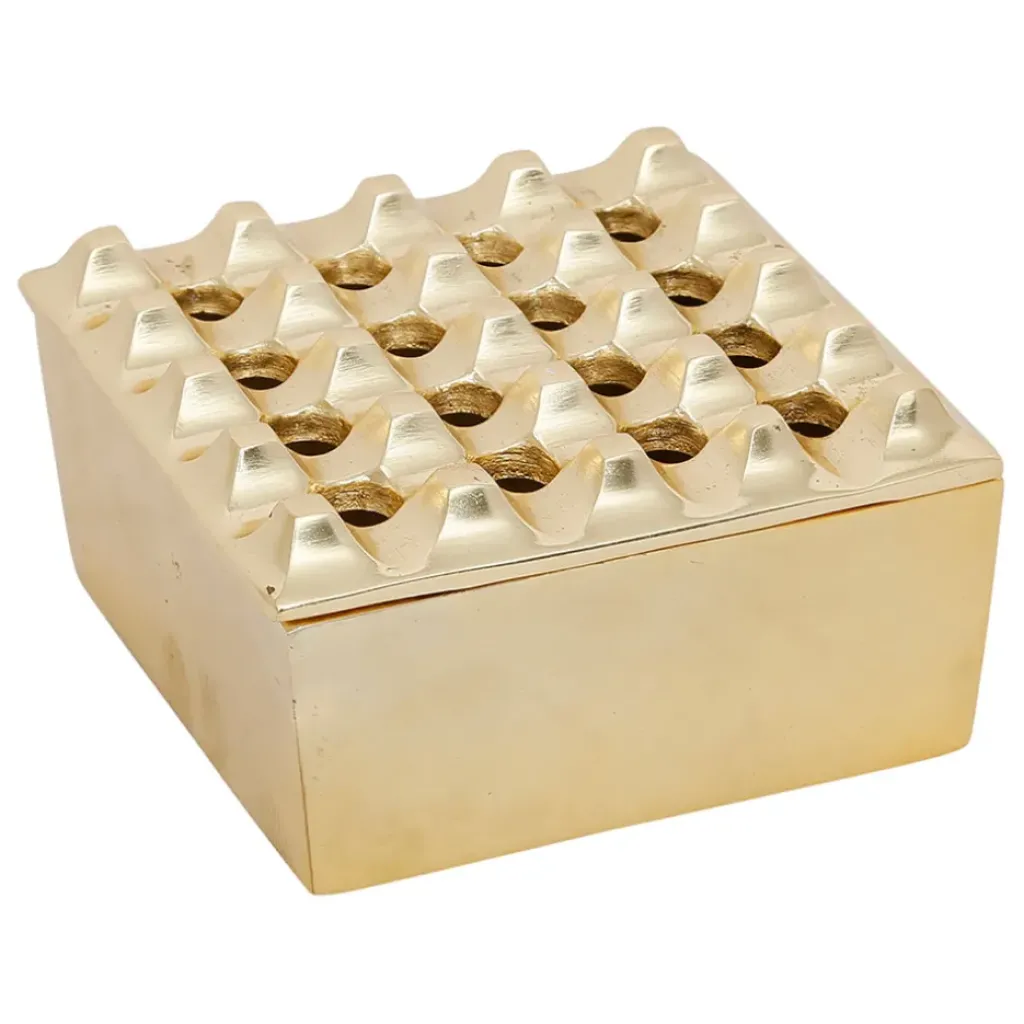 Fabrique de Styles Cendrier en aluminium d13cm - Riva* Petits Objets Déco