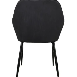 Fabrique de Styles Chaise avec accoudoirs en velours côtelé - Julia* Chaises