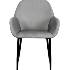 Fabrique de Styles Chaise avec accoudoirs en velours côtelé - Julia* Chaises