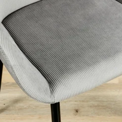 Fabrique de Styles Chaise avec accoudoirs en velours côtelé - Julia* Chaises