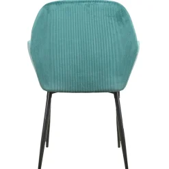 Fabrique de Styles Chaise avec accoudoirs en velours côtelé canard - Julia* Chaises