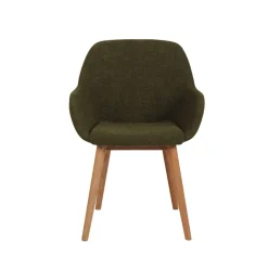 Fabrique de Styles Chaise avec accoudoirs en tissu bouclette - Altea* Chaises