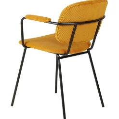 Fabrique de Styles Chaise avec accoudoirs en velours côtelé - Aston* Chaises