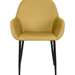 Fabrique de Styles Chaise avec accoudoirs en velours côtelé - Julia* Chaises