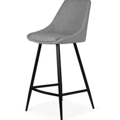 Fabrique de Styles Chaise de bar en tissu h67cm - Ben* Tabourets Et Chaises De Bar