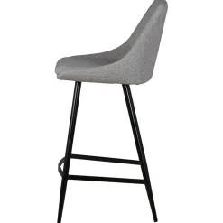 Fabrique de Styles Chaise de bar en tissu h67cm - Ben* Tabourets Et Chaises De Bar