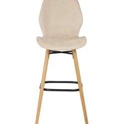 Fabrique de Styles Chaise de bar en tissu soft touch h65cm - Keri* Tabourets Et Chaises De Bar