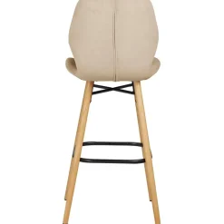 Fabrique de Styles Chaise de bar en tissu soft touch h65cm - Keri* Tabourets Et Chaises De Bar