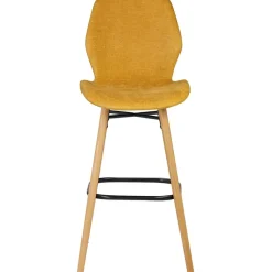 Fabrique de Styles Chaise de bar en tissu soft touch h65cm - Keri* Tabourets Et Chaises De Bar