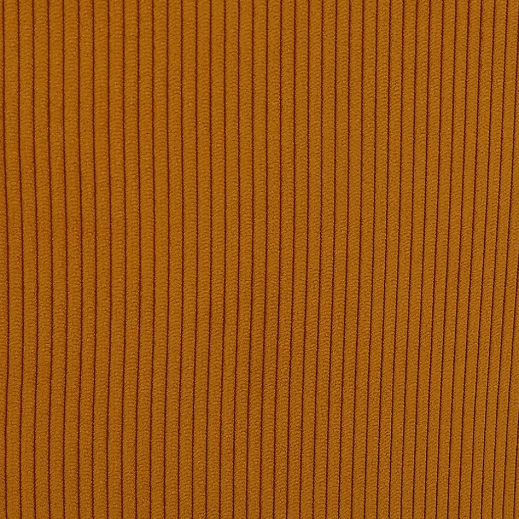 Fabrique de Styles Chaise de bar en velours côtelé jaune h67cm - Ben* Tabourets Et Chaises De Bar