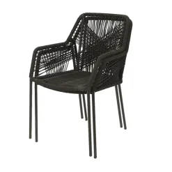 Fabrique de Styles Chaise de jardin empilable en résine tressée - Seville*Enfant Chaises, Fauteuils|Jardin