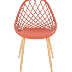 Fabrique de Styles Chaise de jardin en plastique terracotta - Malaga*Enfant Chaises, Fauteuils|Jardin