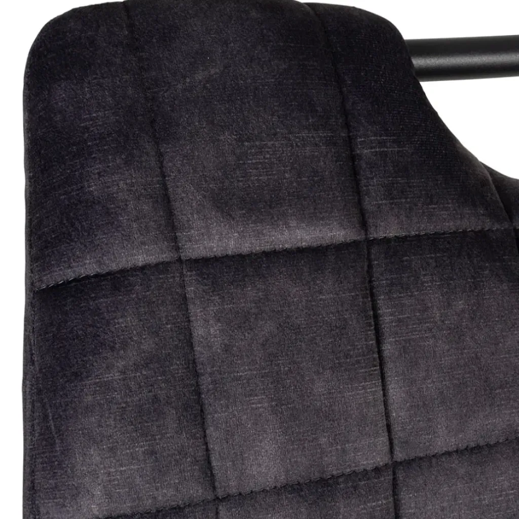 Fabrique de Styles Chaise de salle à manger en velours - dana* Chaises