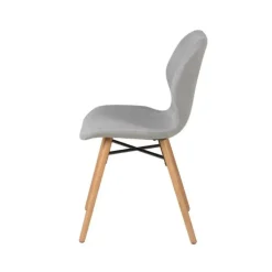 Fabrique de Styles Chaise de salle à manger en tissu clair - Gloria* Chaises