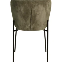 Fabrique de Styles Chaise de salle à manger en velours côtelé foncé - Holden* Chaises