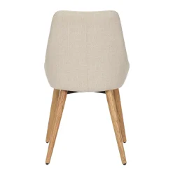 Fabrique de Styles Chaise de salle à manger en tissu - Ben* Chaises