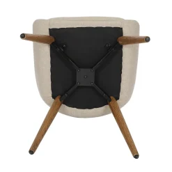 Fabrique de Styles Chaise de salle à manger en tissu - Ben* Chaises