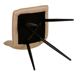 Fabrique de Styles Chaise de salle à manger en tissu matelassé - Alize* Chaises