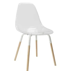 Fabrique de Styles Chaise de salle à manger scandinave transparente - Phebee* Chaises