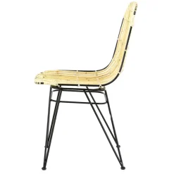 Fabrique de Styles Chaise en rotin et metal - KUBU* Chaises