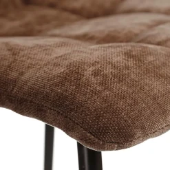 Fabrique de Styles Chaise salle à manger en métal et tissu - Mony* Chaises